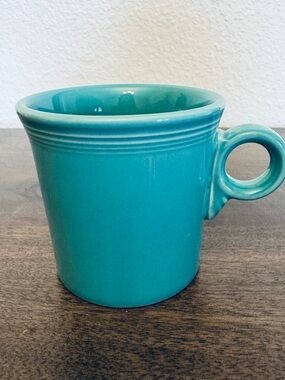 Fiesta Aqua Blue Ceramic Coffee Mug Cup